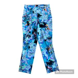 Lululemon Seawheeze Swift Speed High-Rise Crop 21" Euphoria Multi | size 4